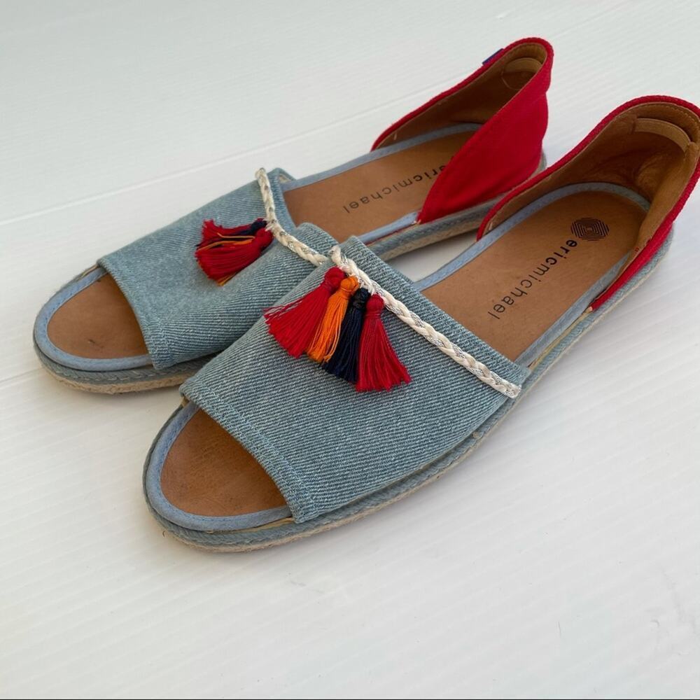 Eric Michael “Electra” style slip-on tassel sandal - Picture 10 of 10